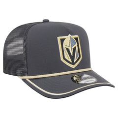 NHL Gray Vegas Golden Knights New Era Vintage Team Rope A-Frame 9FIFTY Snapback Hat