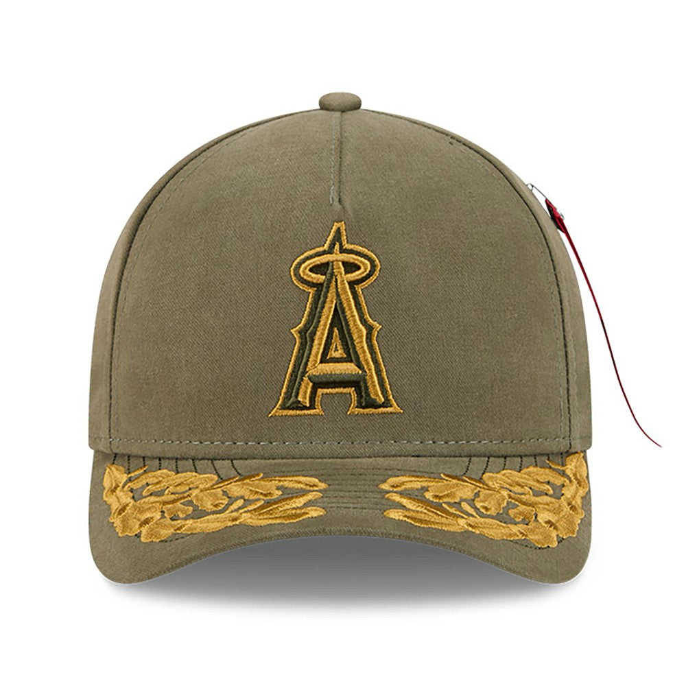 MLB Los Angeles Angels New Era x Alpha Industries A-Frame 9FORTY Adjustable Hat