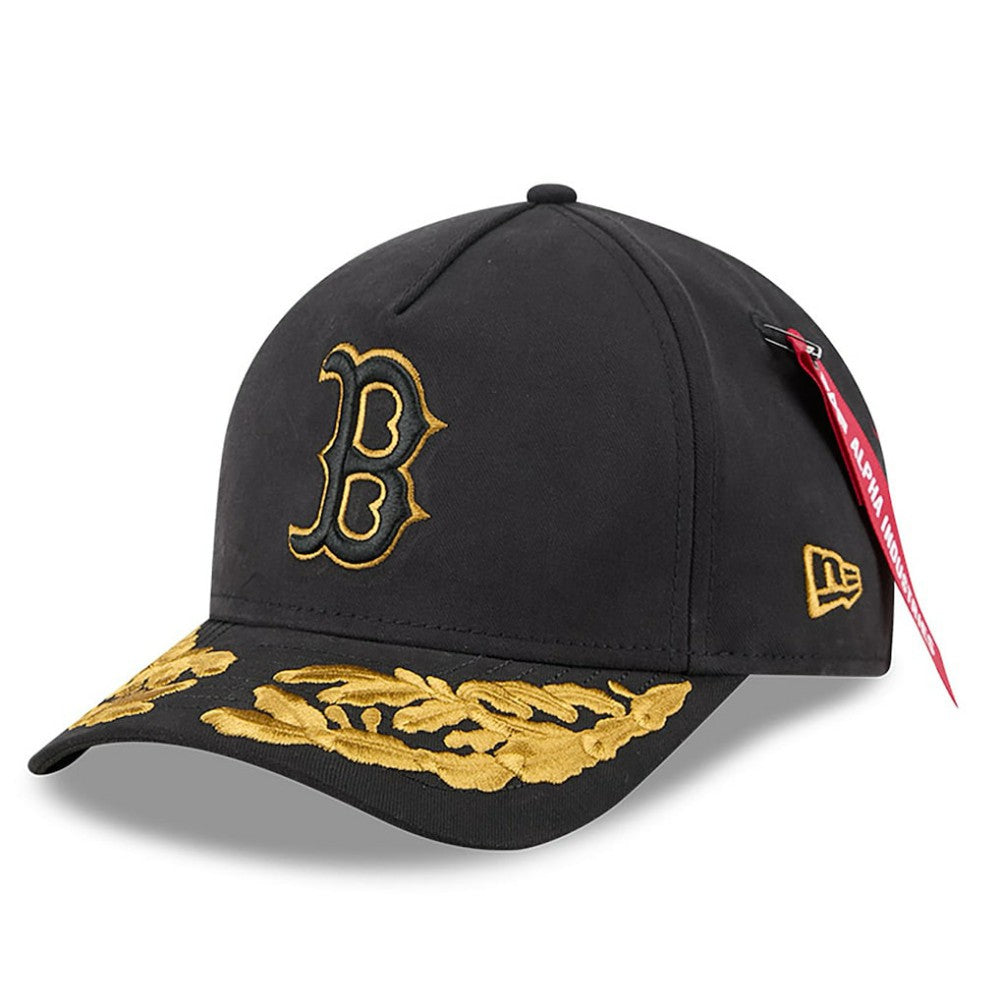 MLB Boston Red Sox New Era x Alpha Industries A-Frame 9FORTY Adjustable Hat