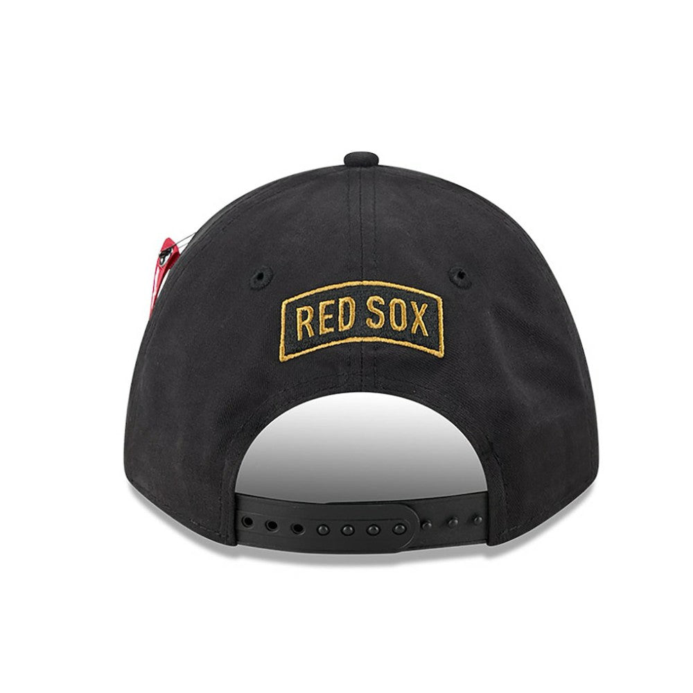 MLB Boston Red Sox New Era x Alpha Industries A-Frame 9FORTY Adjustable Hat