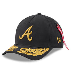 MLB Atlanta Braves New Era x Alpha Industries A-Frame 9FORTY Adjustable Hat