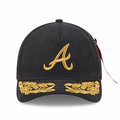 MLB Atlanta Braves New Era x Alpha Industries A-Frame 9FORTY Adjustable Hat