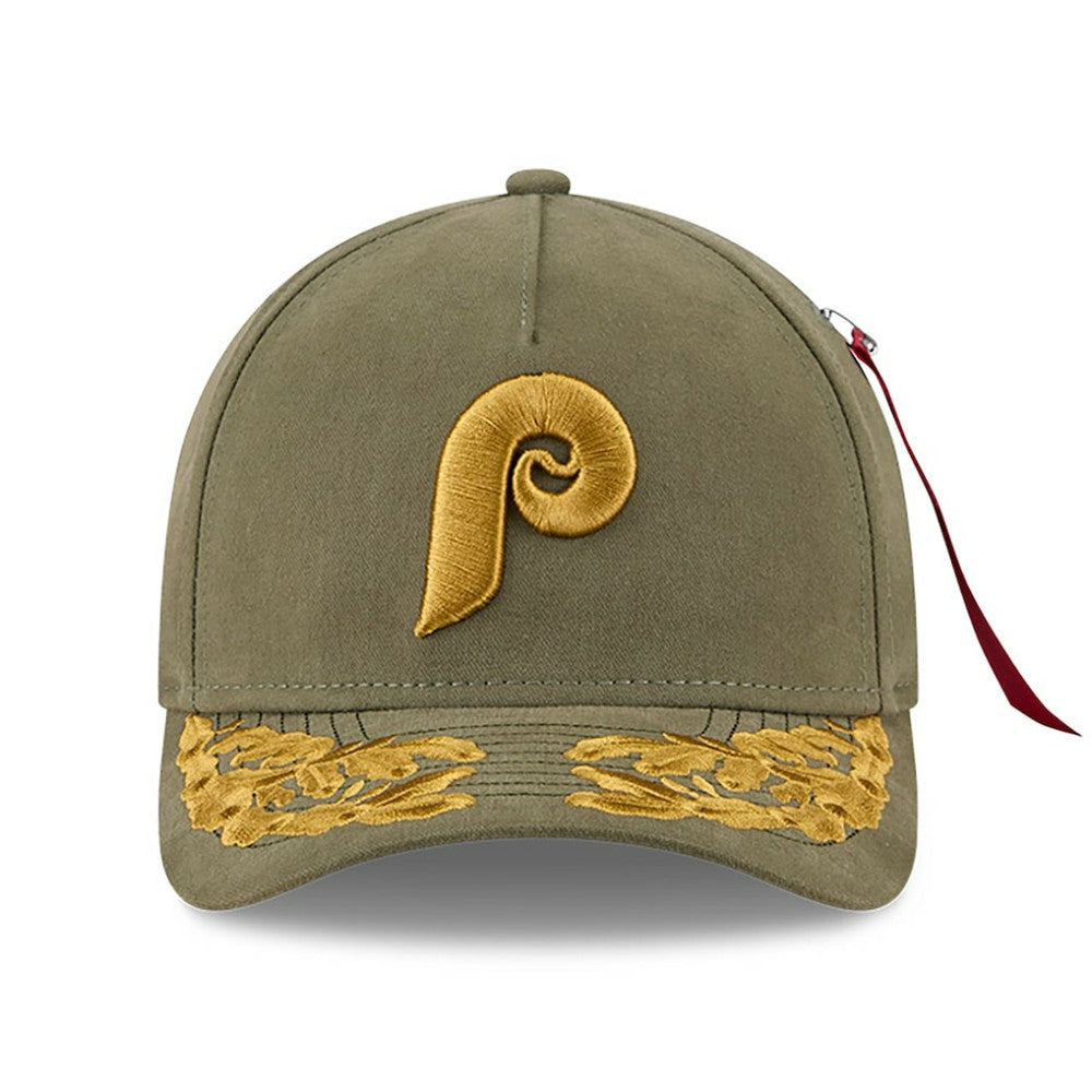 MLB Philadelphia Phillies New Era x Alpha Industries A-Frame 9FORTY Adjustable Hat