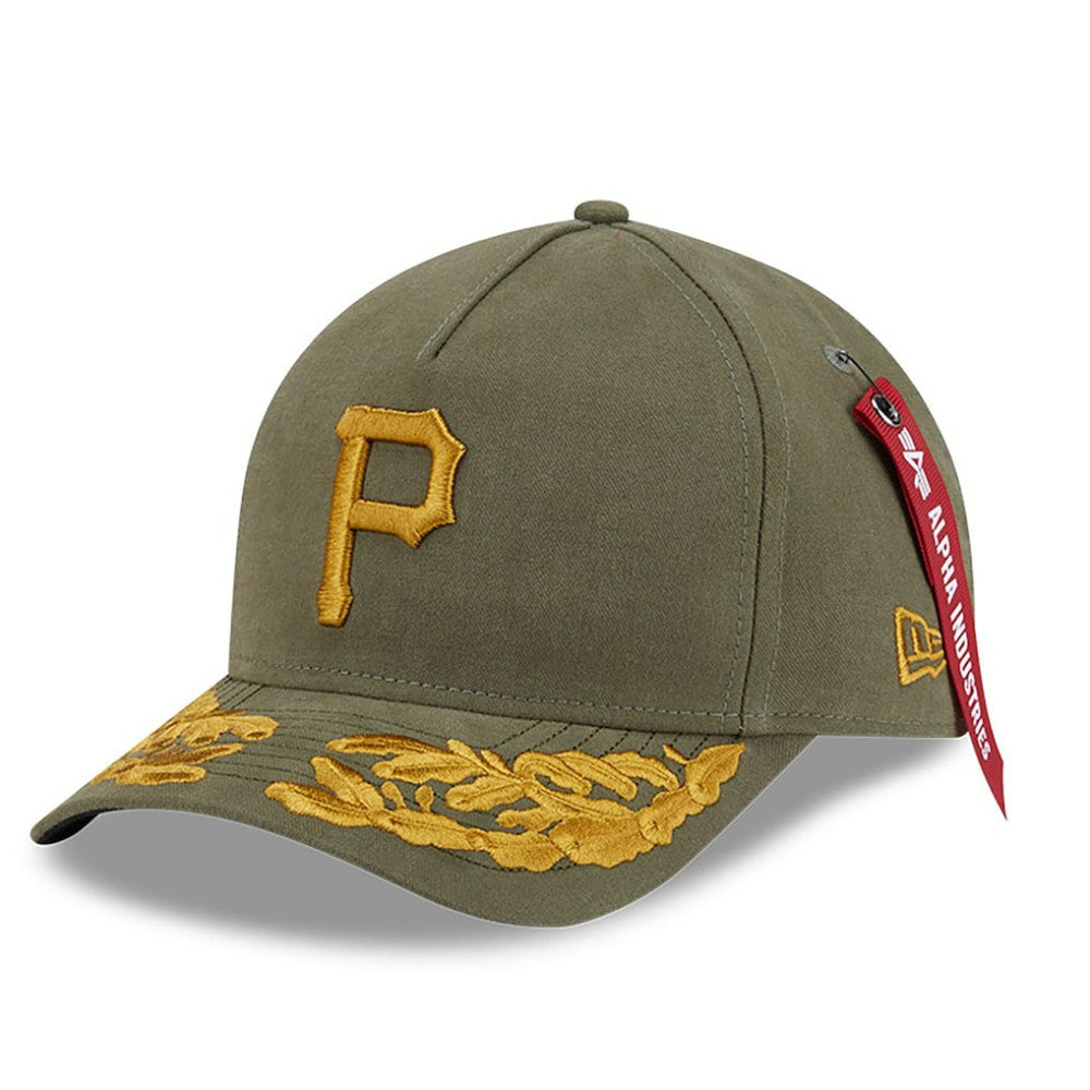 MLB Pittsburgh Pirates New Era x Alpha Industries A-Frame 9FORTY Adjustable Hat