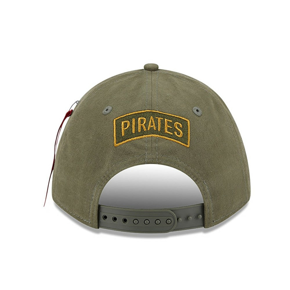 MLB Pittsburgh Pirates New Era x Alpha Industries A-Frame 9FORTY Adjustable Hat