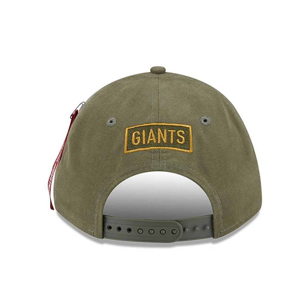 MLB San Francisco Giants New Era x Alpha Industries A-Frame 9FORTY Adjustable Hat