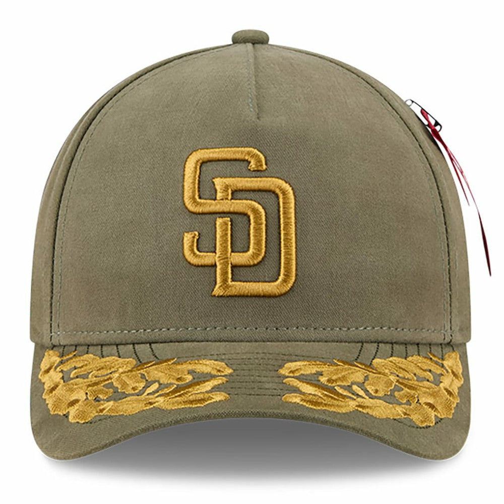 MLB San Diego Padres New Era x Alpha Industries A-Frame 9FORTY Adjustable Hat