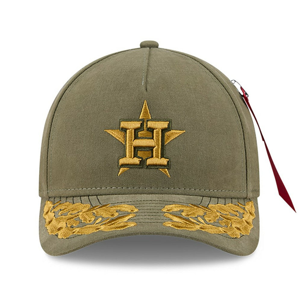 MLB Houston Astros New Era x Alpha Industries A-Frame 9FORTY Adjustable Hat