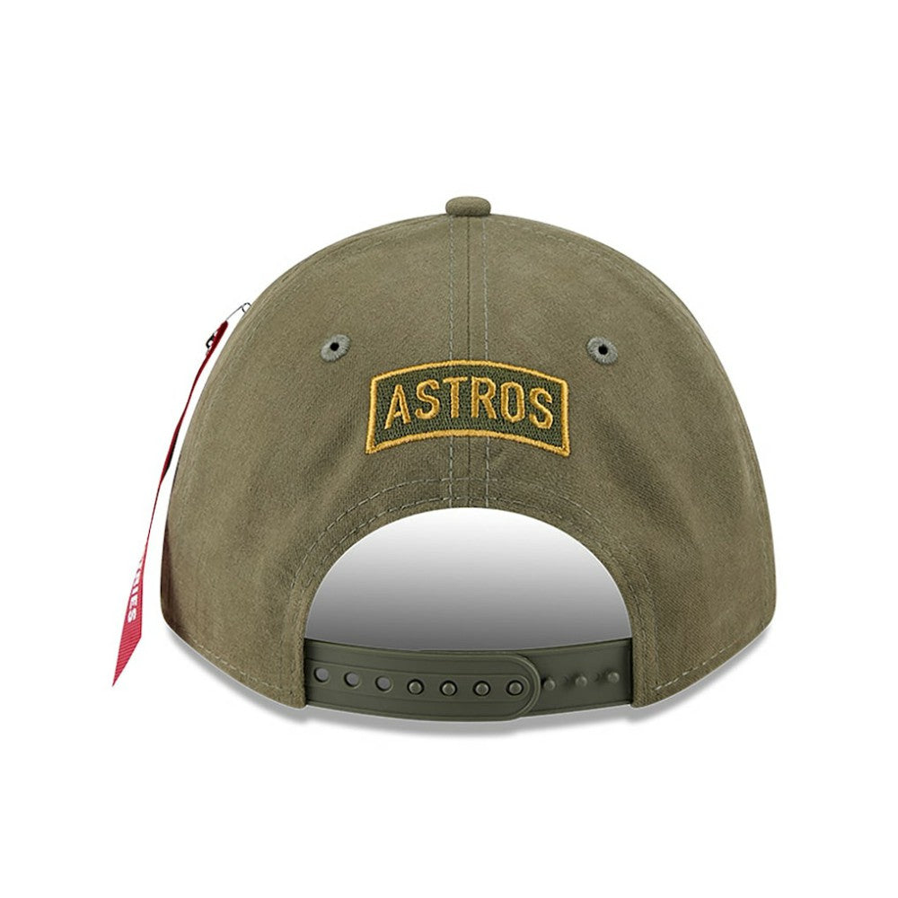 MLB Houston Astros New Era x Alpha Industries A-Frame 9FORTY Adjustable Hat