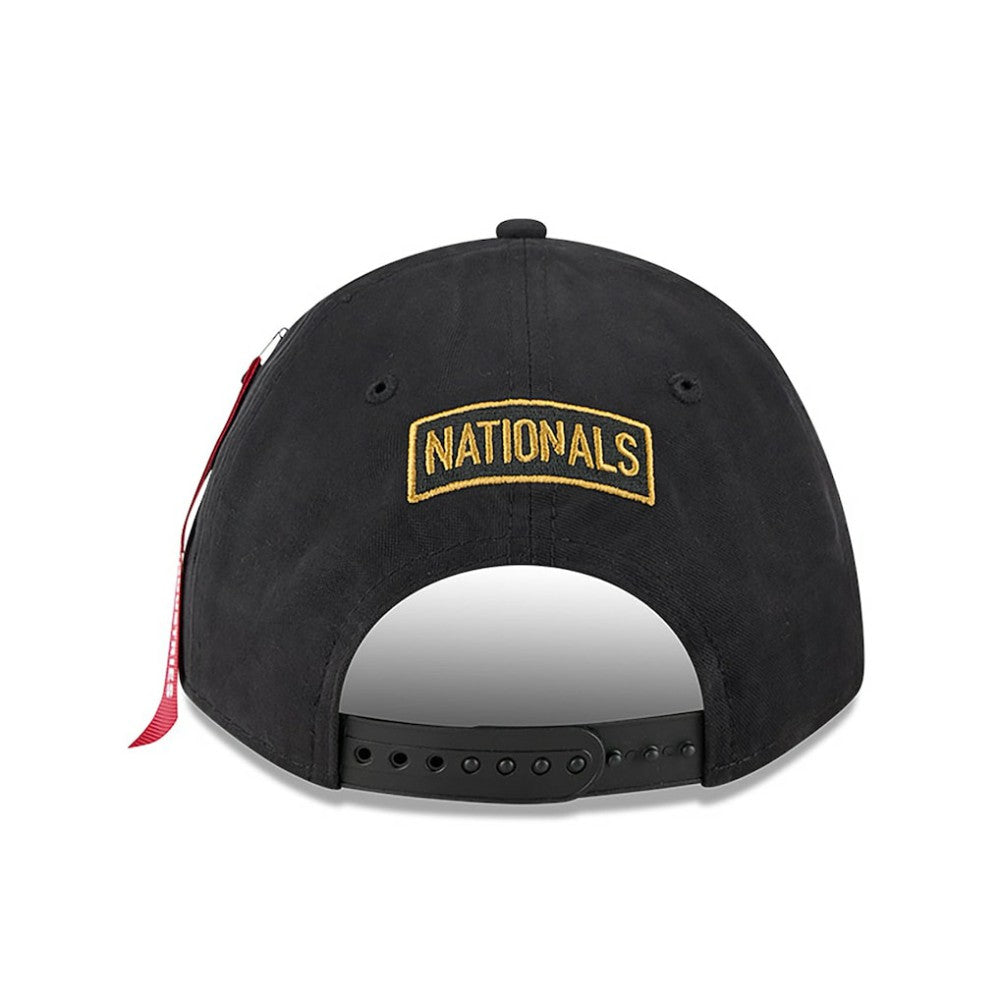 MLB Washington Nationals New Era x Alpha Industries A-Frame 9FORTY Adjustable Hat