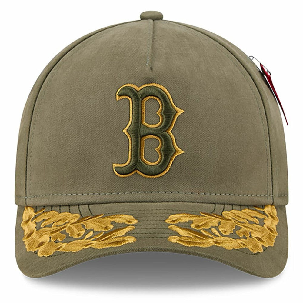 MLB Boston Red Sox New Era x Alpha Industries A-Frame 9FORTY Adjustable Hat