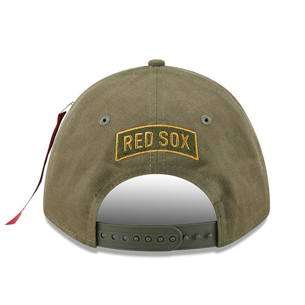 MLB Boston Red Sox New Era x Alpha Industries A-Frame 9FORTY Adjustable Hat