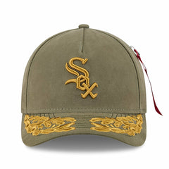 MLB Chicago White Sox New Era x Alpha Industries A-Frame 9FORTY Adjustable Hat