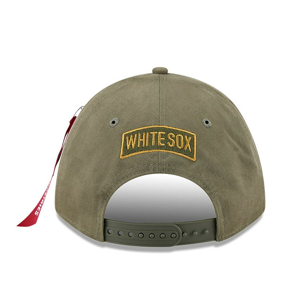 MLB Chicago White Sox New Era x Alpha Industries A-Frame 9FORTY Adjustable Hat
