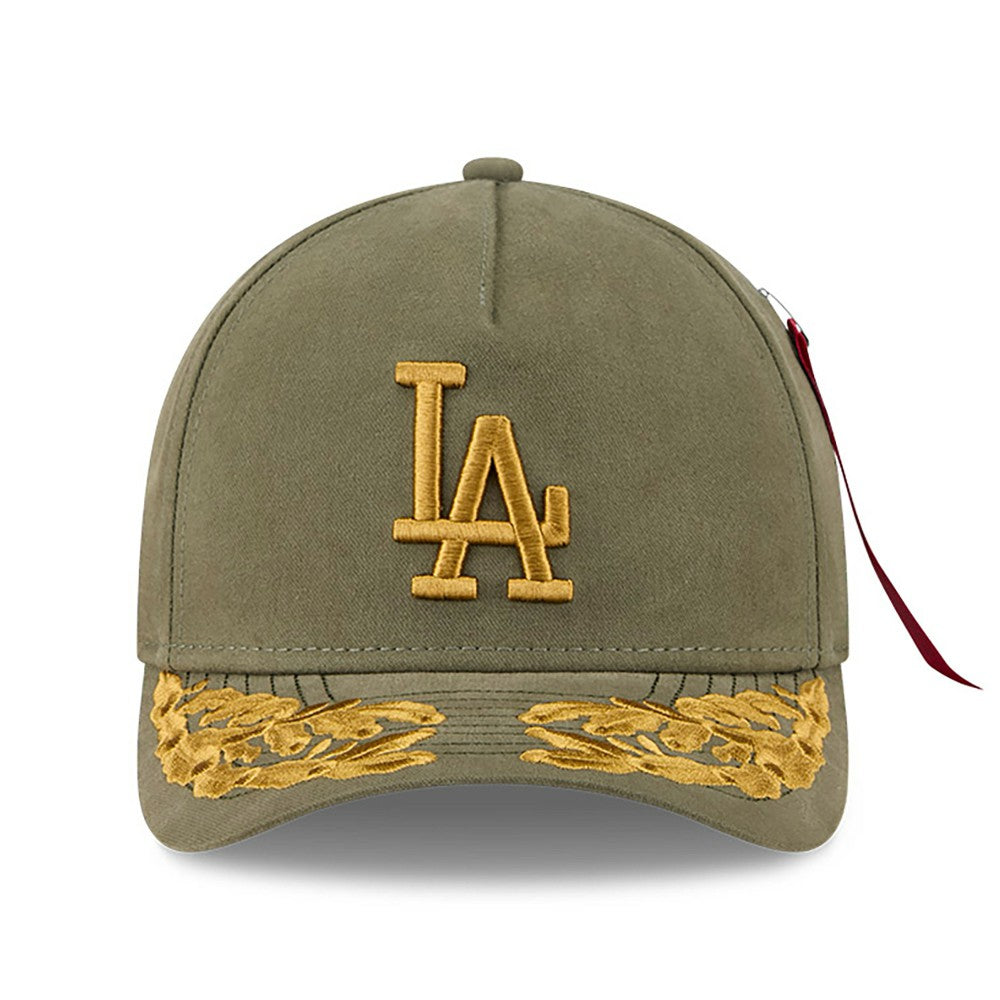 MLB Los Angeles Dodgers New Era x Alpha Industries A-Frame 9FORTY Adjustable Hat