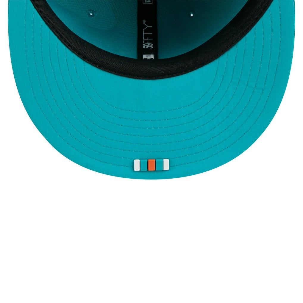 2025 Sideline 59FIFTY Fitted Hat - Miami Dolphins