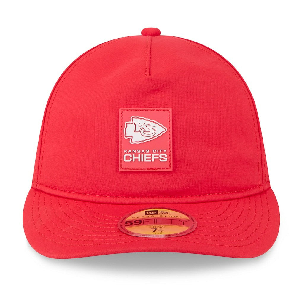 2025 Sideline Retro Crown 59FIFTY Fitted Hat - Kansas City Chiefs