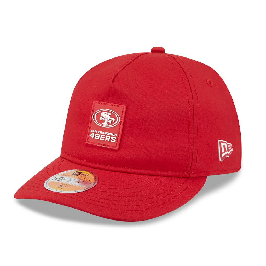 2025 Sideline Retro Crown 59FIFTY Fitted Hat - San Francisco 49ers
