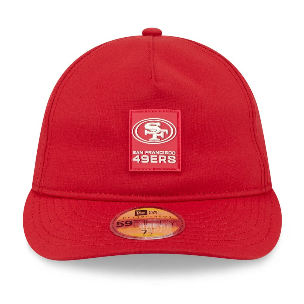 2025 Sideline Retro Crown 59FIFTY Fitted Hat - San Francisco 49ers
