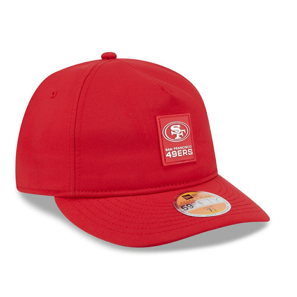 2025 Sideline Retro Crown 59FIFTY Fitted Hat - San Francisco 49ers