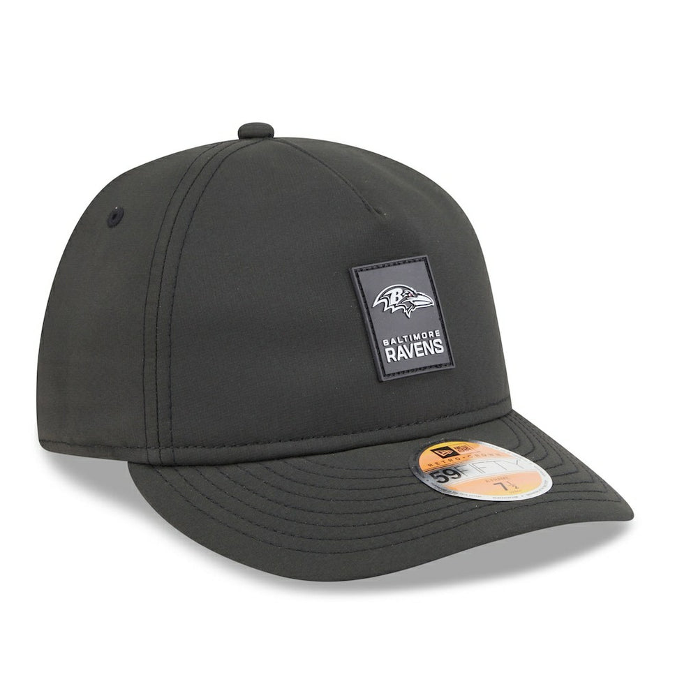 2025 Sideline Retro Crown 59FIFTY Fitted Hat - Baltimore Ravens