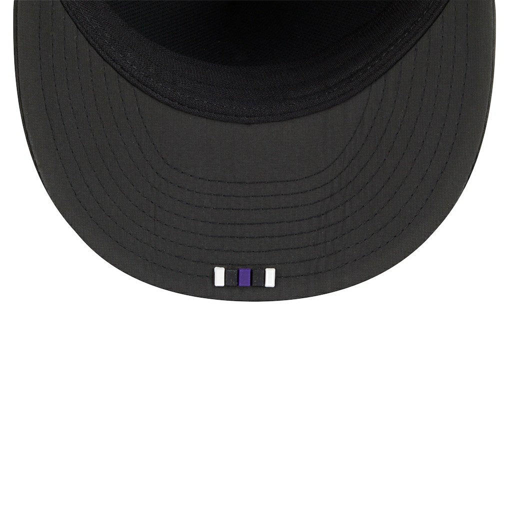 2025 Sideline Retro Crown 59FIFTY Fitted Hat - Baltimore Ravens
