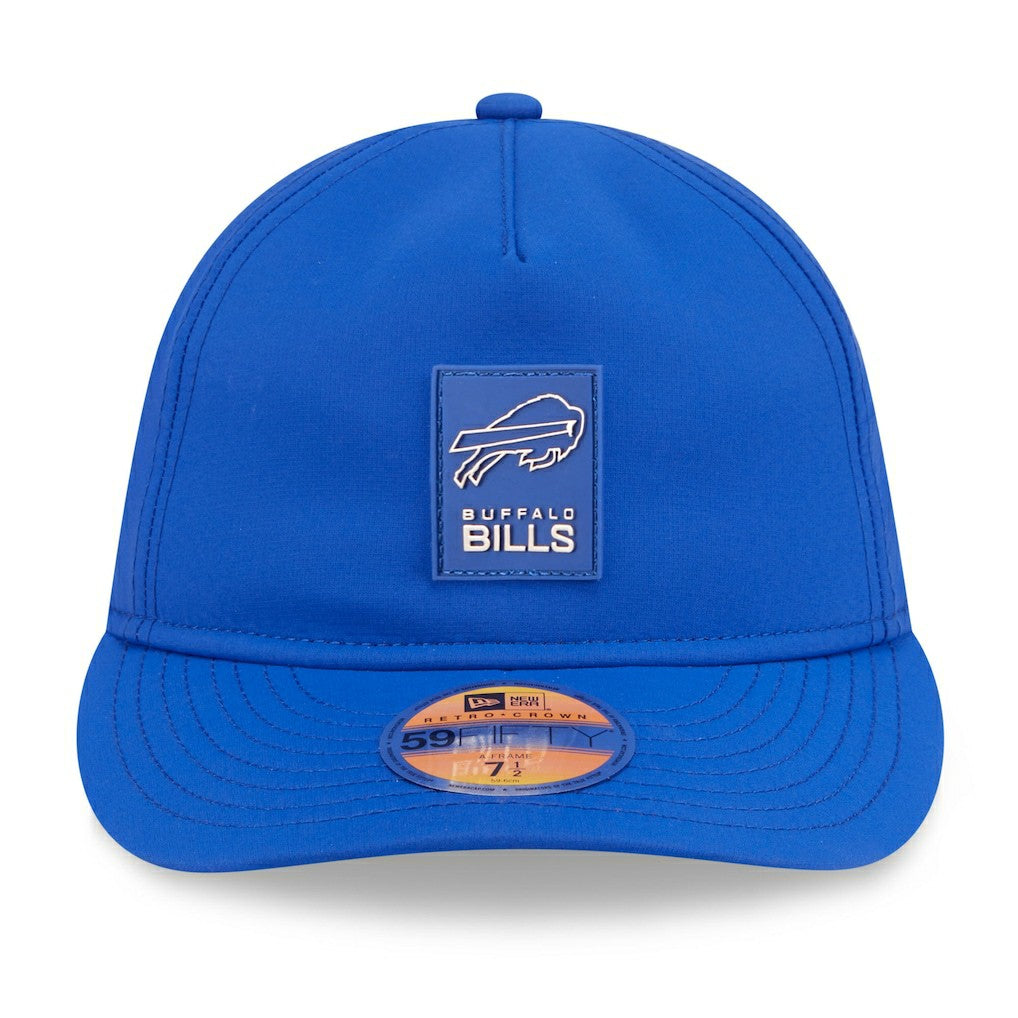 2025 Sideline Retro Crown 59FIFTY Fitted Hat - Buffalo Bills