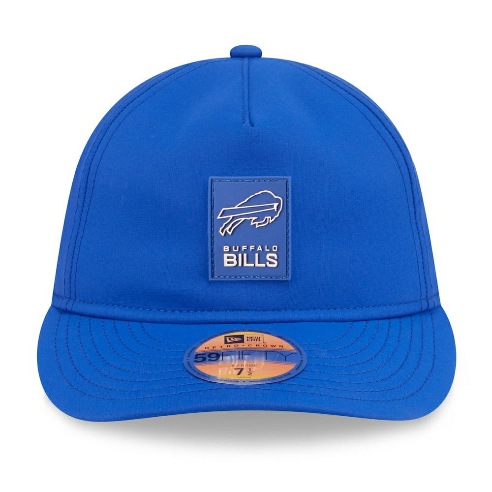 2025 Sideline Retro Crown 59FIFTY Fitted Hat - Buffalo Bills