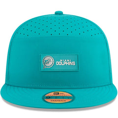 2025 Sideline Throwback Split Panel 9FIFTY Snapback Hat - Miami Dolphins