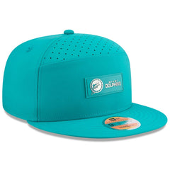 2025 Sideline Throwback Split Panel 9FIFTY Snapback Hat - Miami Dolphins
