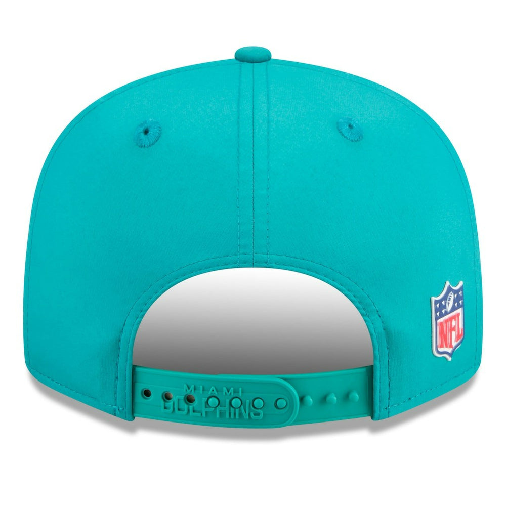 2025 Sideline Throwback Split Panel 9FIFTY Snapback Hat - Miami Dolphins