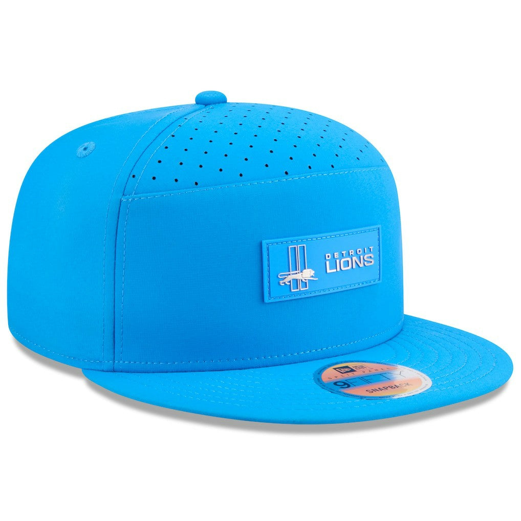 2025 Sideline Throwback Split Panel 9FIFTY Snapback Hat - Detroit Lions