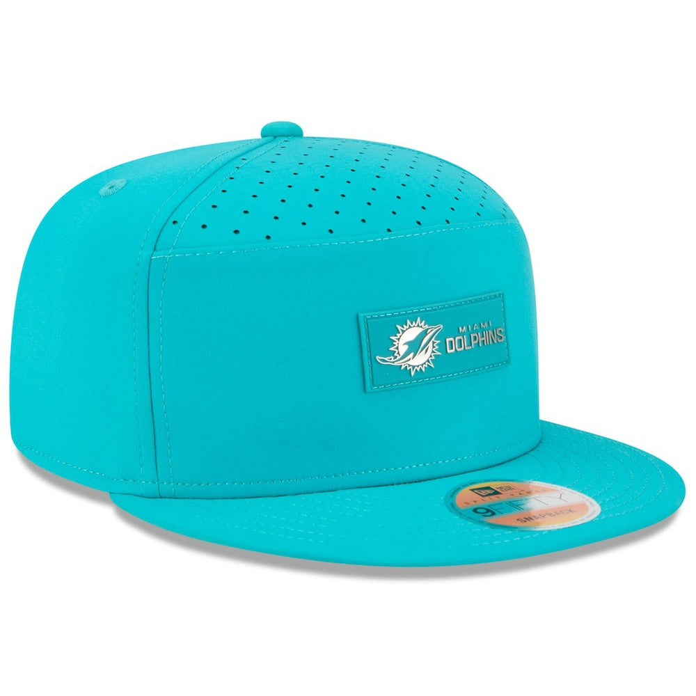 2025 Sideline Split Panel 9FIFTY Snapback Hat - Miami Dolphins