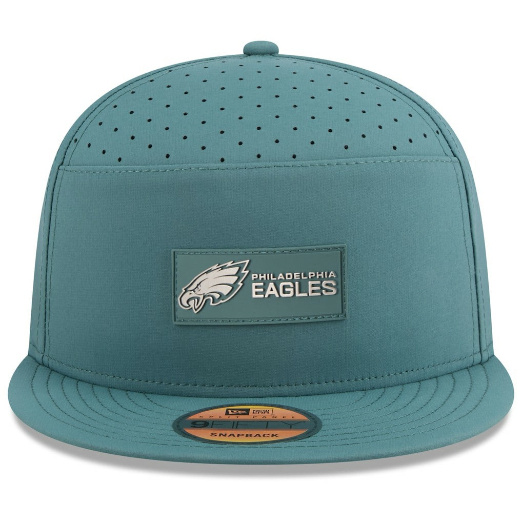 2025 Sideline Split Panel 9FIFTY Snapback Hat - Philadelphia Eagles