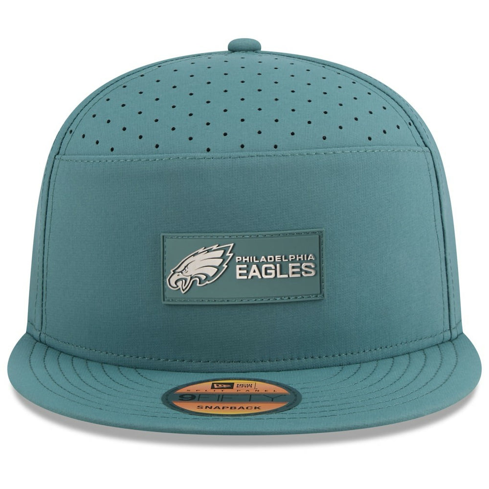 2025 Sideline Split Panel 9FIFTY Snapback Hat - Philadelphia Eagles