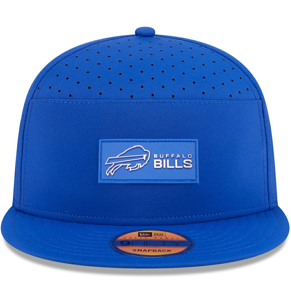 2025 Sideline Split Panel 9FIFTY Snapback Hat - Buffalo Bills