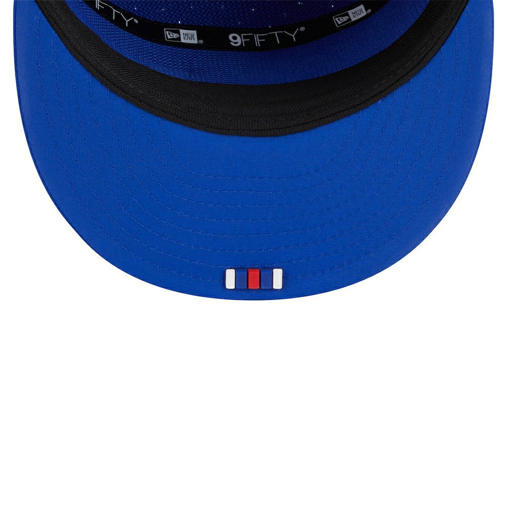 2025 Sideline Split Panel 9FIFTY Snapback Hat - Buffalo Bills
