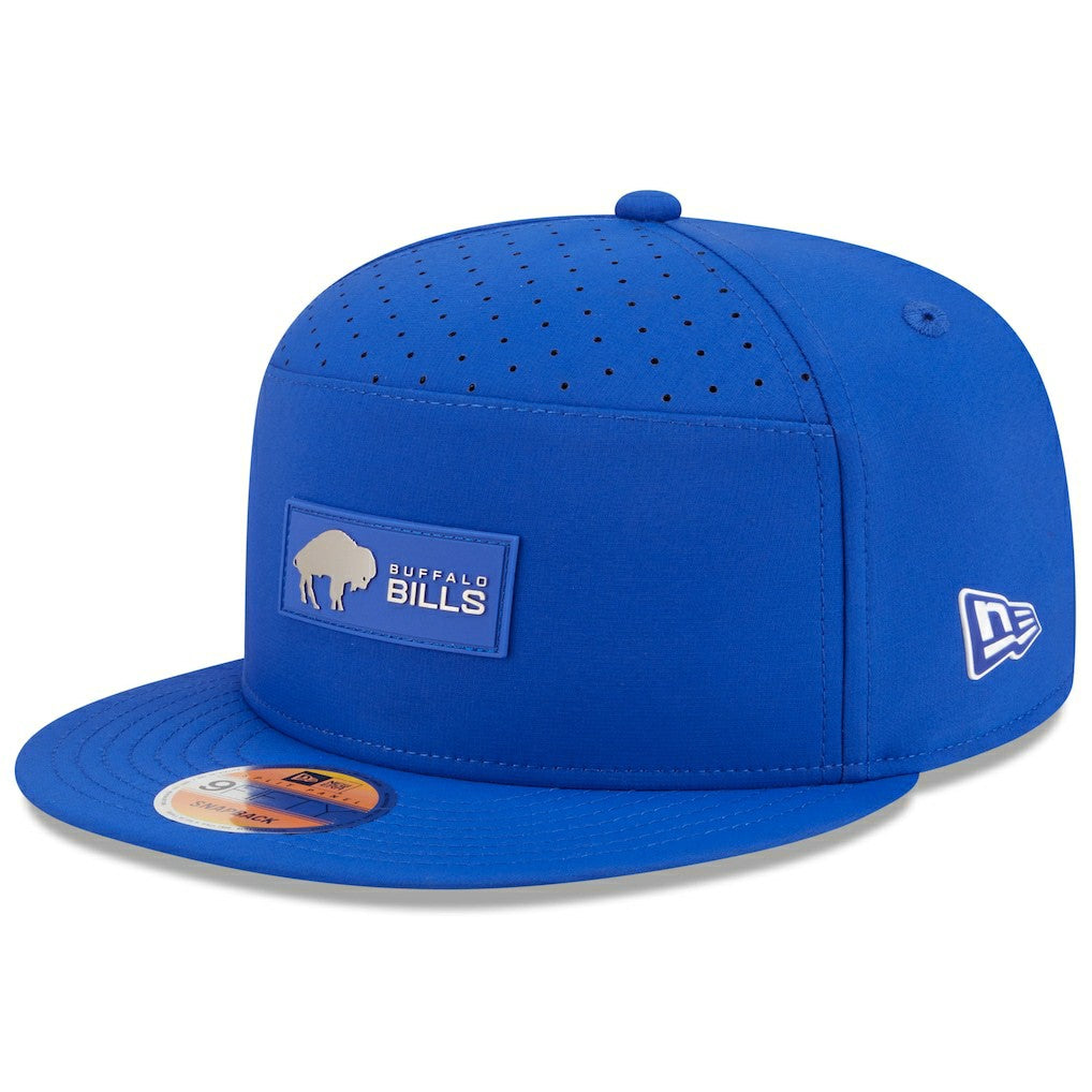 2025 Sideline Throwback Split Panel 9FIFTY Snapback Hat - Buffalo Bills