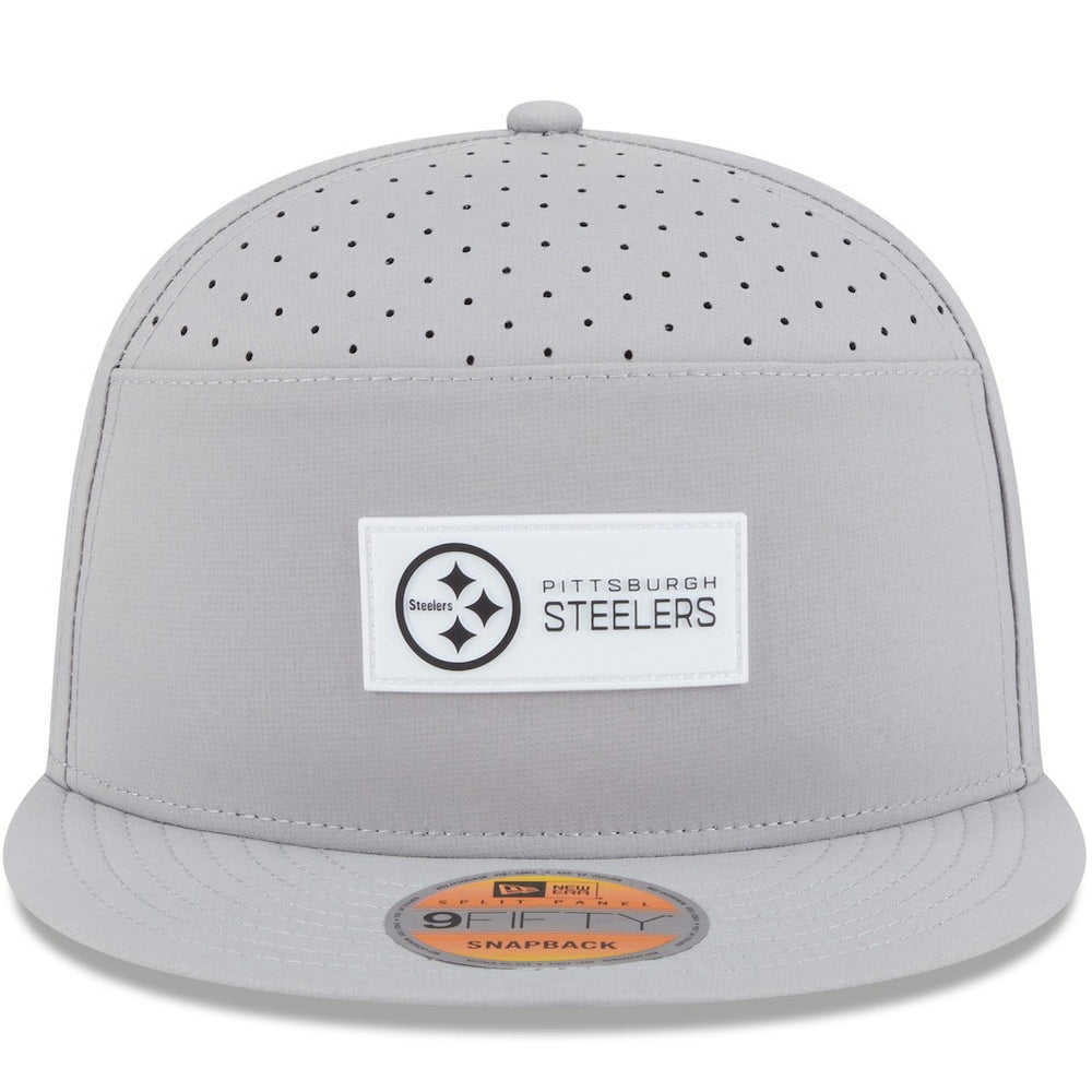 2025 Sideline Split Panel 9FIFTY Snapback Hat - Pittsburgh Steelers