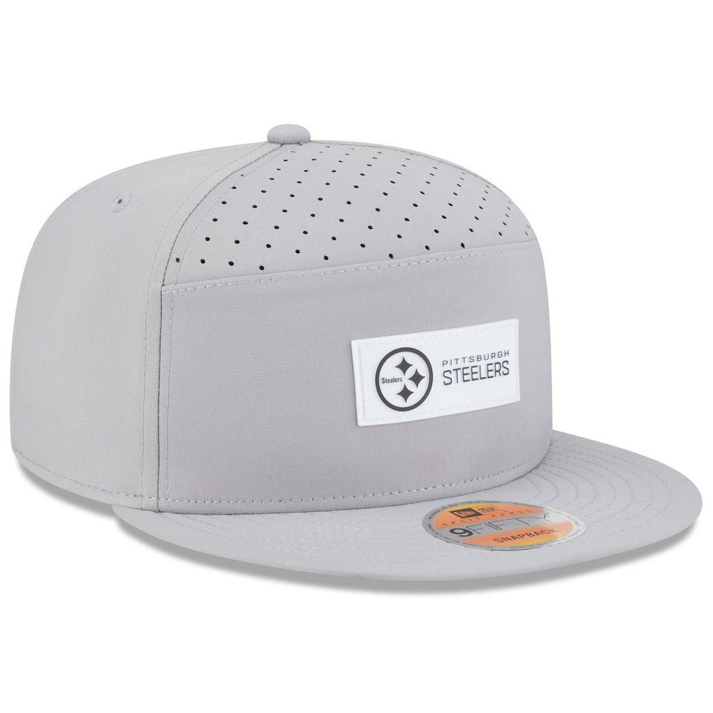 2025 Sideline Split Panel 9FIFTY Snapback Hat - Pittsburgh Steelers