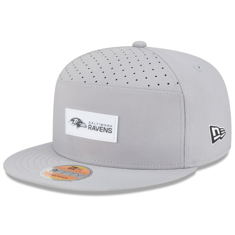 2025 Sideline Split Panel 9FIFTY Snapback Hat - Baltimore Ravens