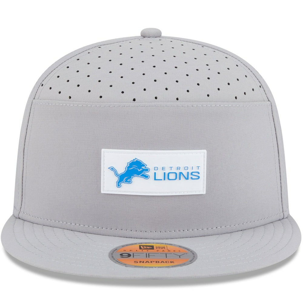 2025 Sideline Split Panel 9FIFTY Snapback Hat - Detroit Lions