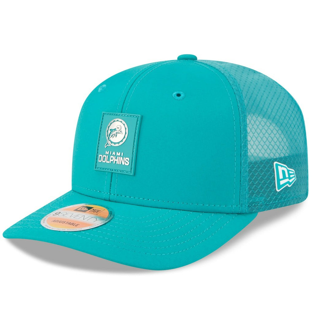 2025 Sideline Throwback 9SEVENTY Trucker Adjustable Hat - Miami Dolphins
