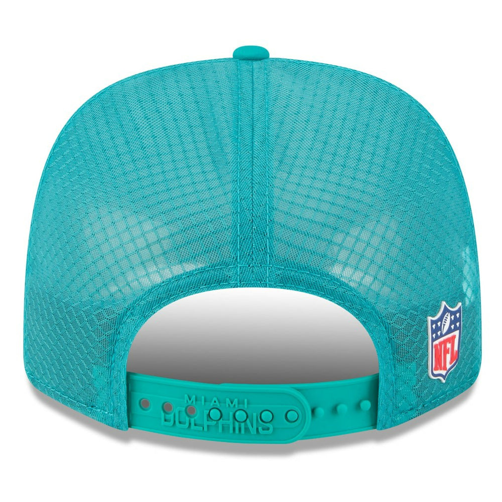 2025 Sideline Throwback 9SEVENTY Trucker Adjustable Hat - Miami Dolphins