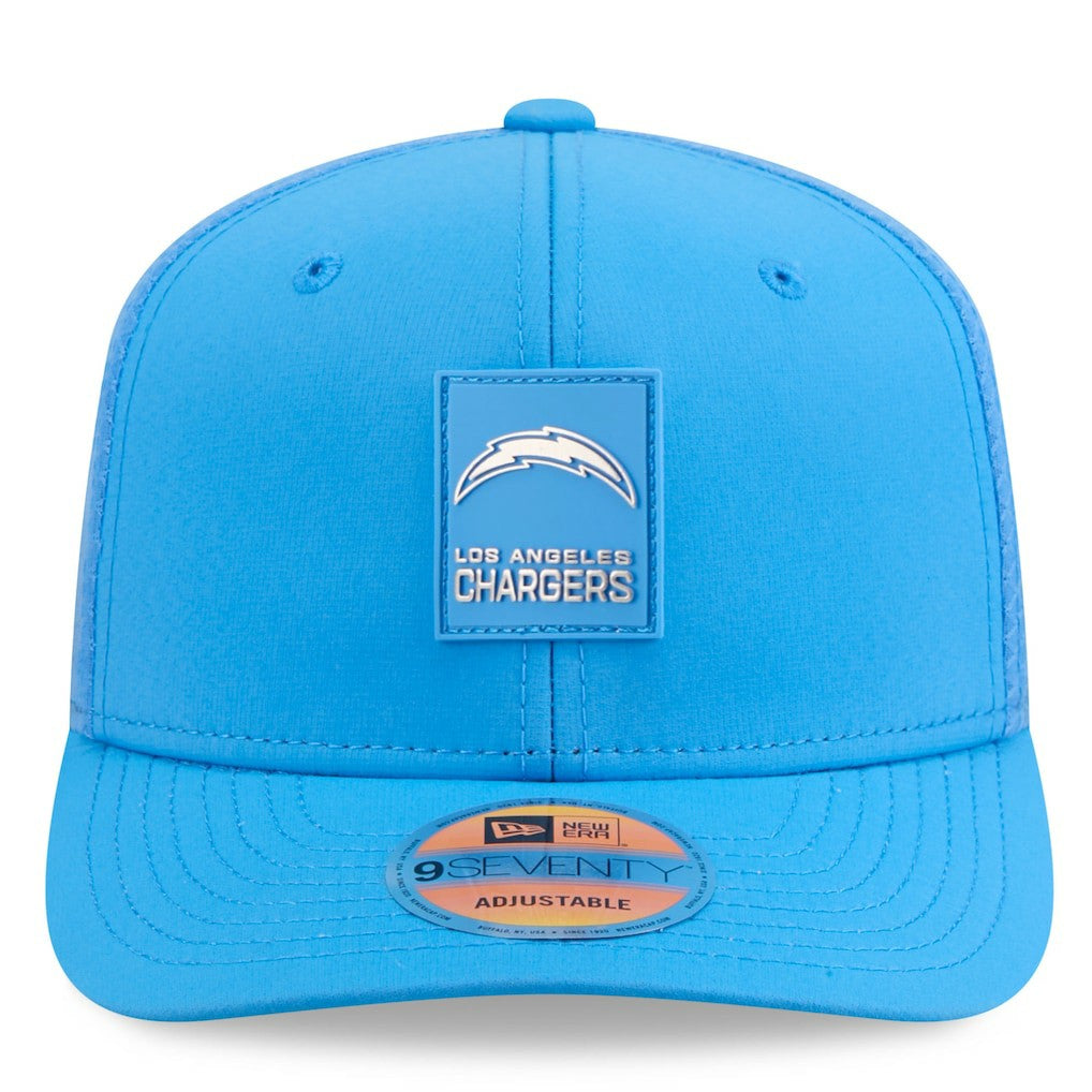 2025 Sideline 9SEVENTY Trucker Adjustable Hat - Los Angeles Chargers