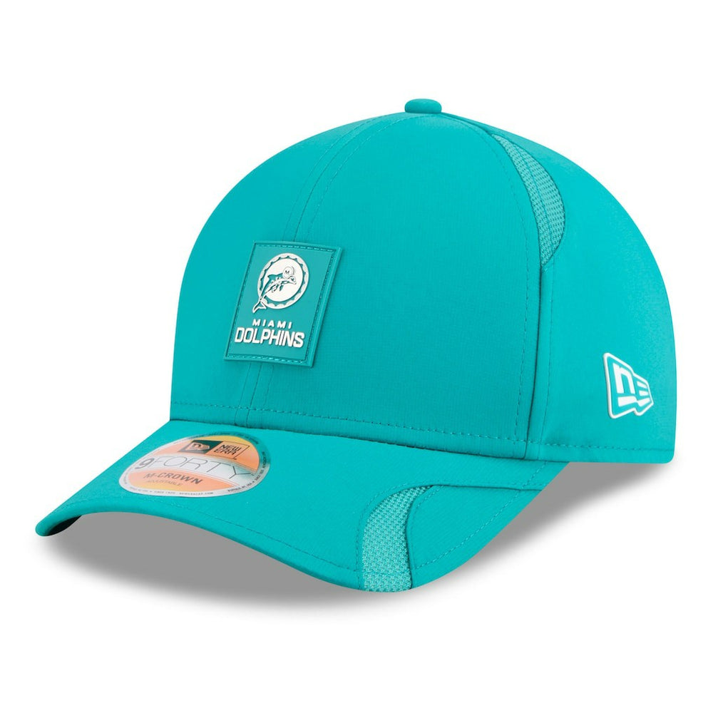 2025 Sideline Throwback M-Crown 9FORTY Adjustable Hat - Miami Dolphins