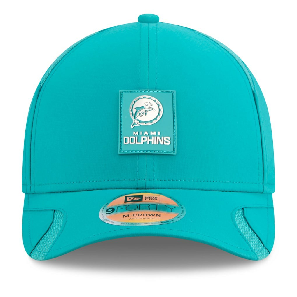 2025 Sideline Throwback M-Crown 9FORTY Adjustable Hat - Miami Dolphins