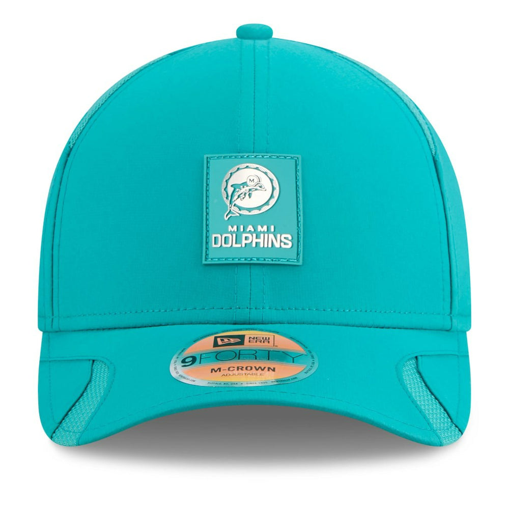 2025 Sideline Throwback M-Crown 9FORTY Adjustable Hat - Miami Dolphins