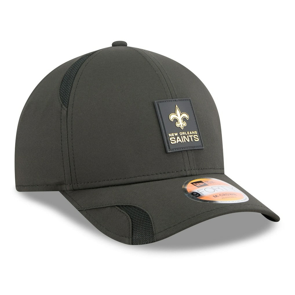 2025 Sideline M-Crown 9FORTY Adjustable Hat - New Orleans Saints