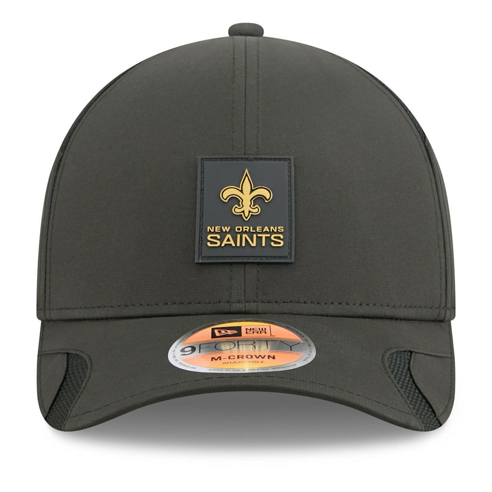 Youth 2025 Sideline 9FORTY Adjustable Hat - New Orleans Saints